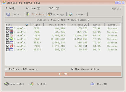 Nspack Screenshot